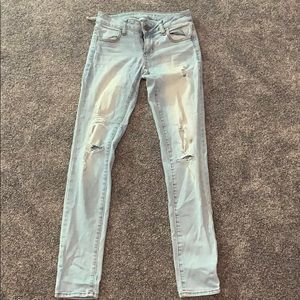 Light Blue Ripped Jeans